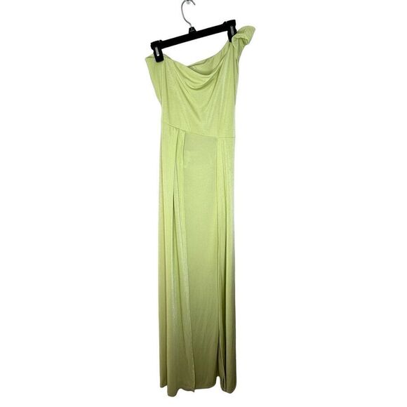 Lucy in the Sky One Shoulder Open Back Maxi Dress Size Large - Picture 1 of 10
